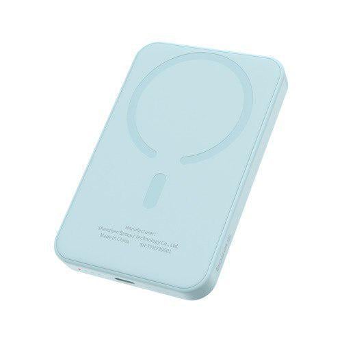 Повербанк BASEUS Magnetic Mini 5000mAh 20W з бездротовою зарядкою Qi 15W Blue (P10022107313-00)