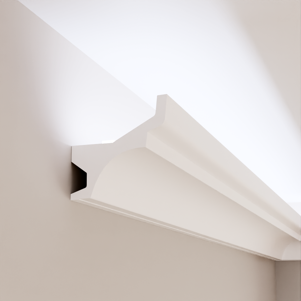 Карниз полиуретановый Tesori KF 716 для LED освещения 79x80x2000 мм (25399215)
