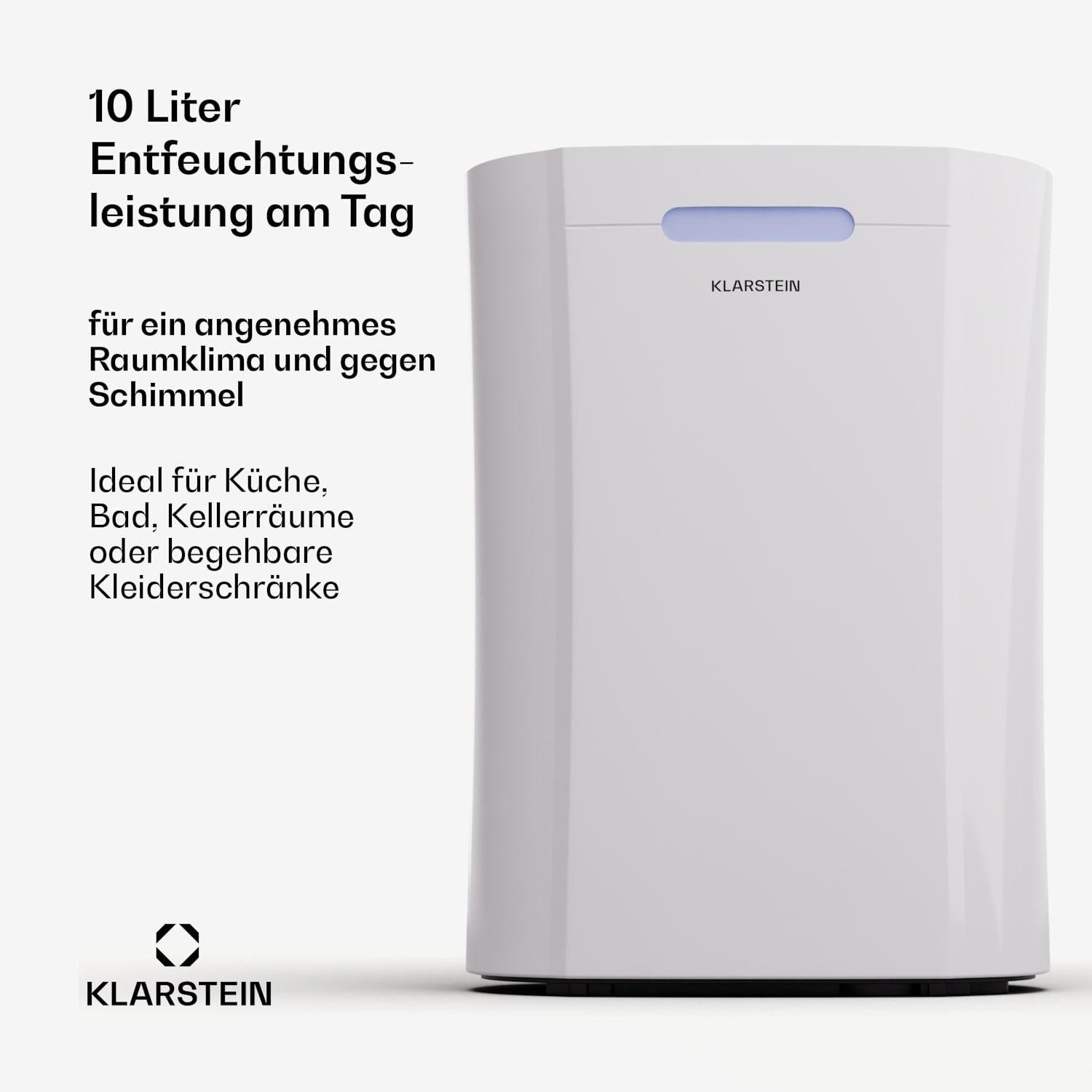 Осушитель воздуха KLARSTEIN AeroDry 10 (10045548) - фото 2 Осушитель воздуха KLARSTEIN AeroDry 10 (10045548) - фото 2