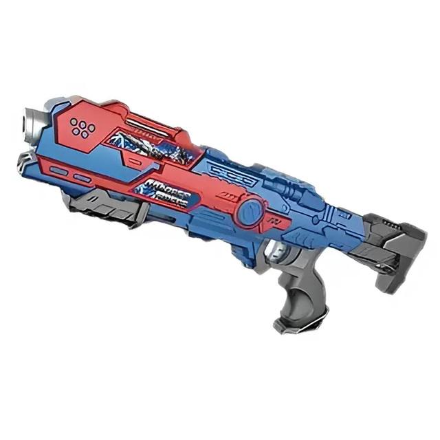 Набор героя с автоматом Трансформер с орбизами и мягкими патронами/маска/3 вида мишени Blue (162046)