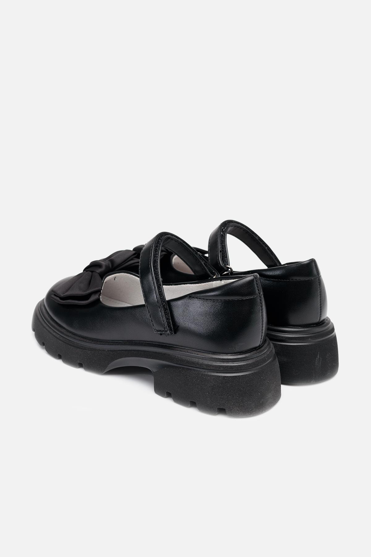 Туфлі на плоскій підошві для дівчинки р. 30 Чорний (SKT001006005) - фото 4