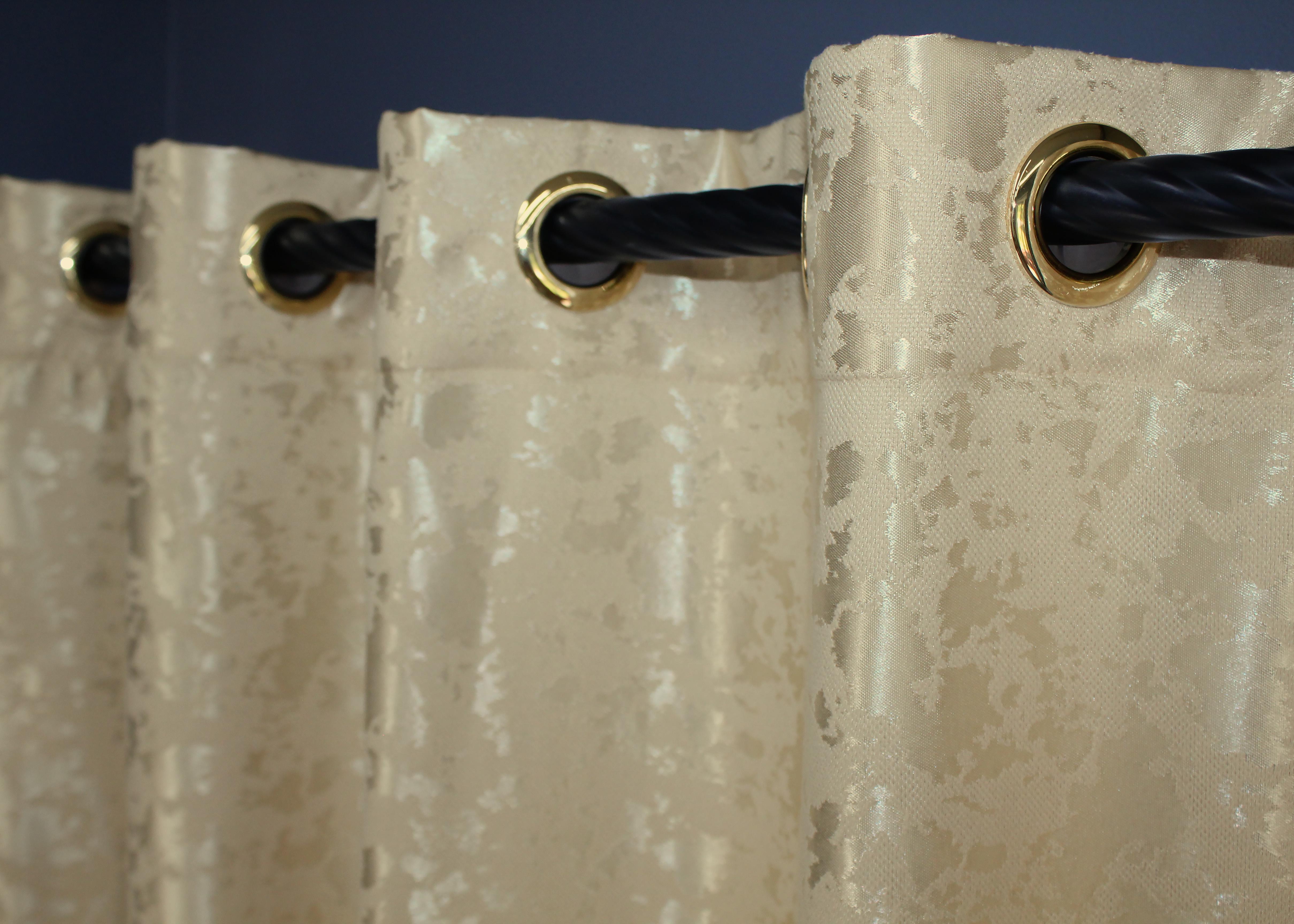 Комплект штор на люверсах VR-Textil Льон мармур Pavliani ХО №1270ш 150х250 см 2 шт. Бежевий (37-0122) - фото 5 Комплект штор на люверсах VR-Textil Льон мармур Pavliani ХО №1270ш 150х250 см 2 шт. Бежевий (37-0122) - фото 5