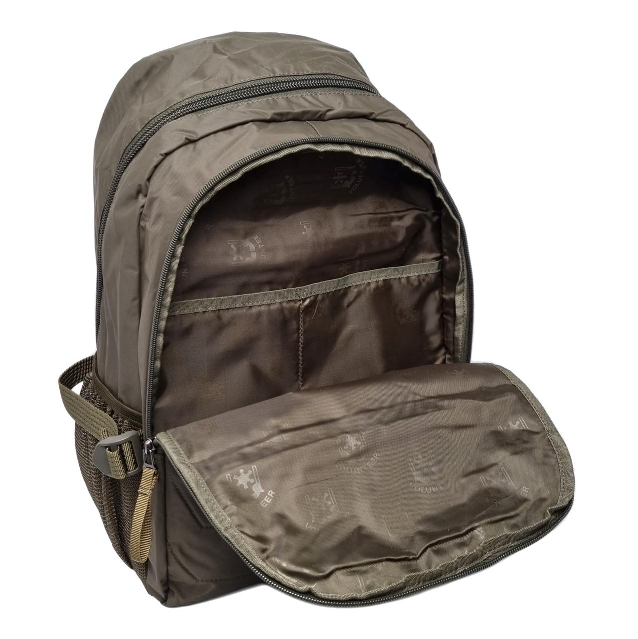 Рюкзак Volunteer великий поліестер Хакі (1713-10 green) - фото 3