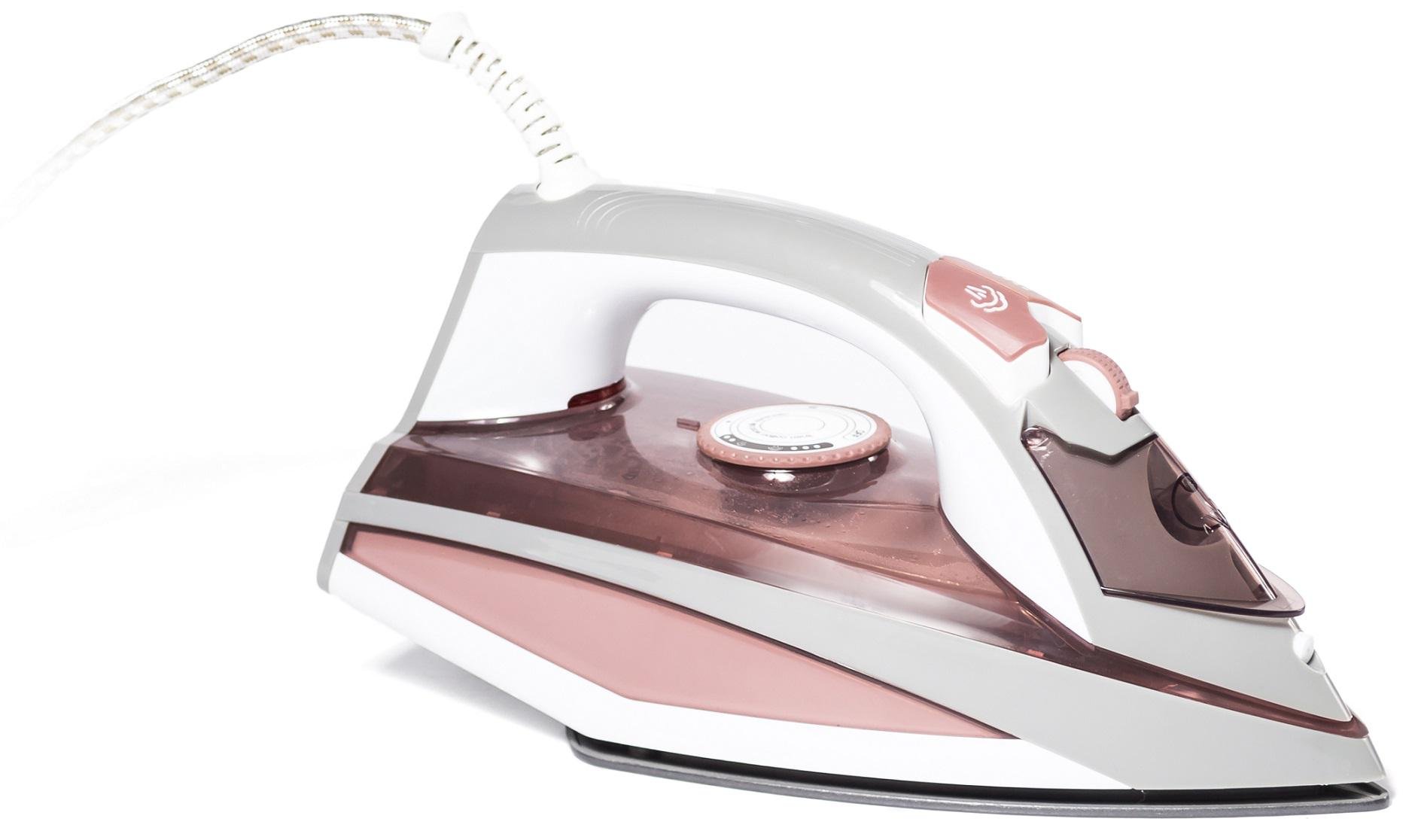 Утюг Holmer HIT-2535 2500 Вт паровой удар 130 г/мин 350 мл White/Lilac (620186) - фото 4 Утюг Holmer HIT-2535 2500 Вт паровой удар 130 г/мин 350 мл White/Lilac (620186) - фото 4