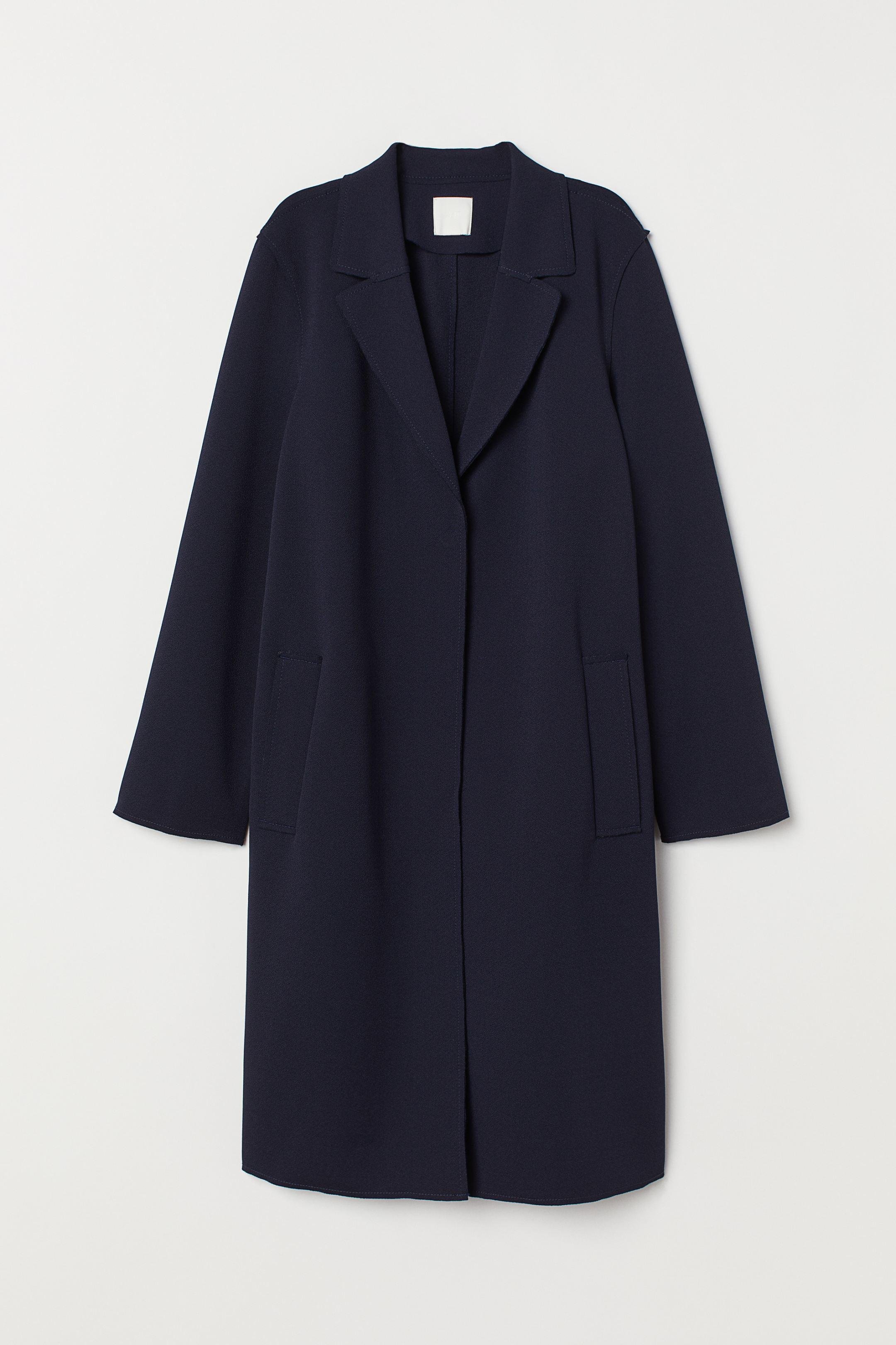 Пальто H&M р. 40 Темно-синій (7462689)