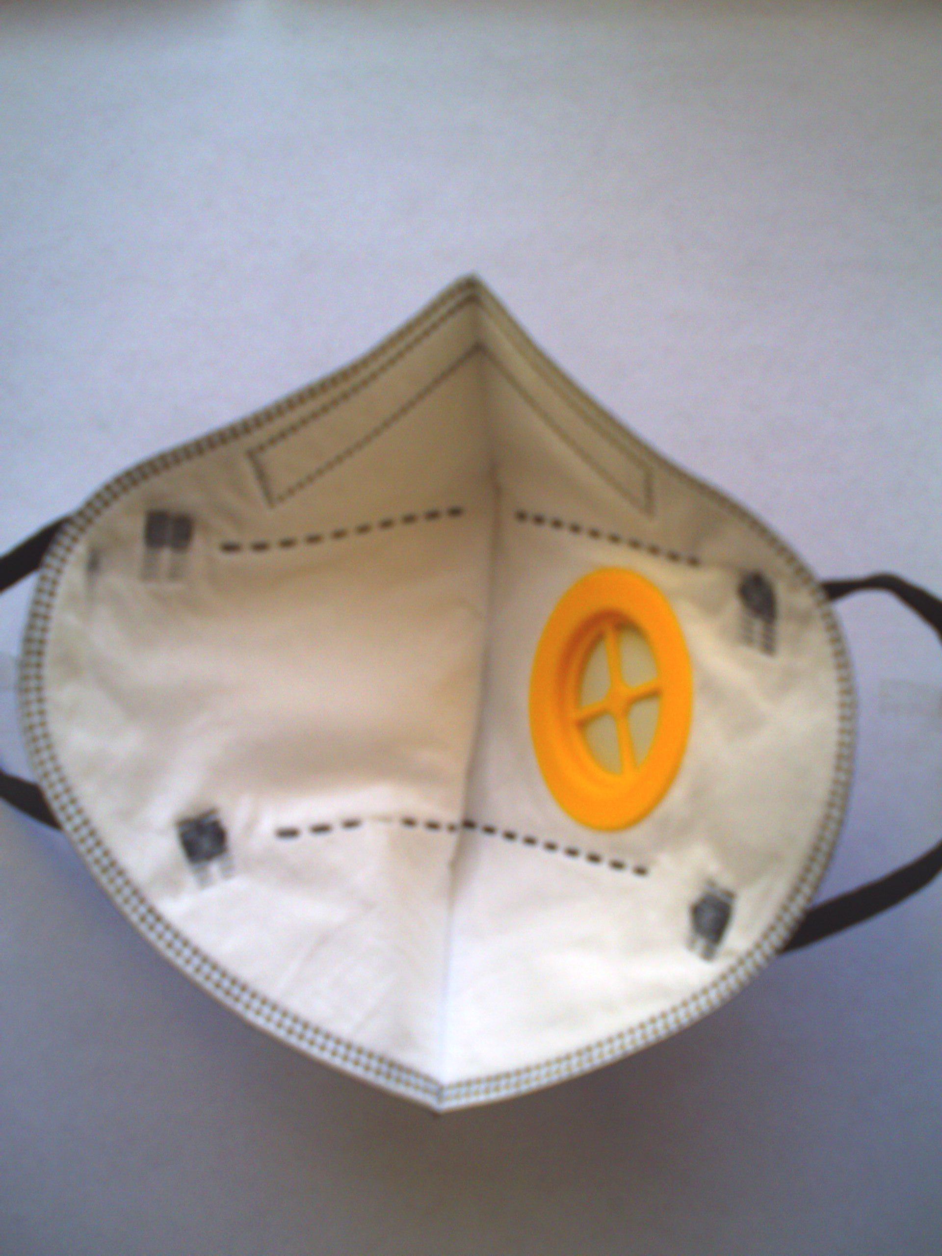 Респіратор Ruta 2 КN95 FFP 2 с клапаном Чорни (2601398) - фото 3