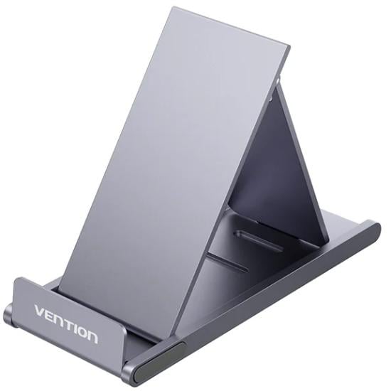 Держатель для телефона настольный Vention Portable 3-Angle Cell Phone Stand Holder for Desk Aluminium Alloy Grey (KCXH0)