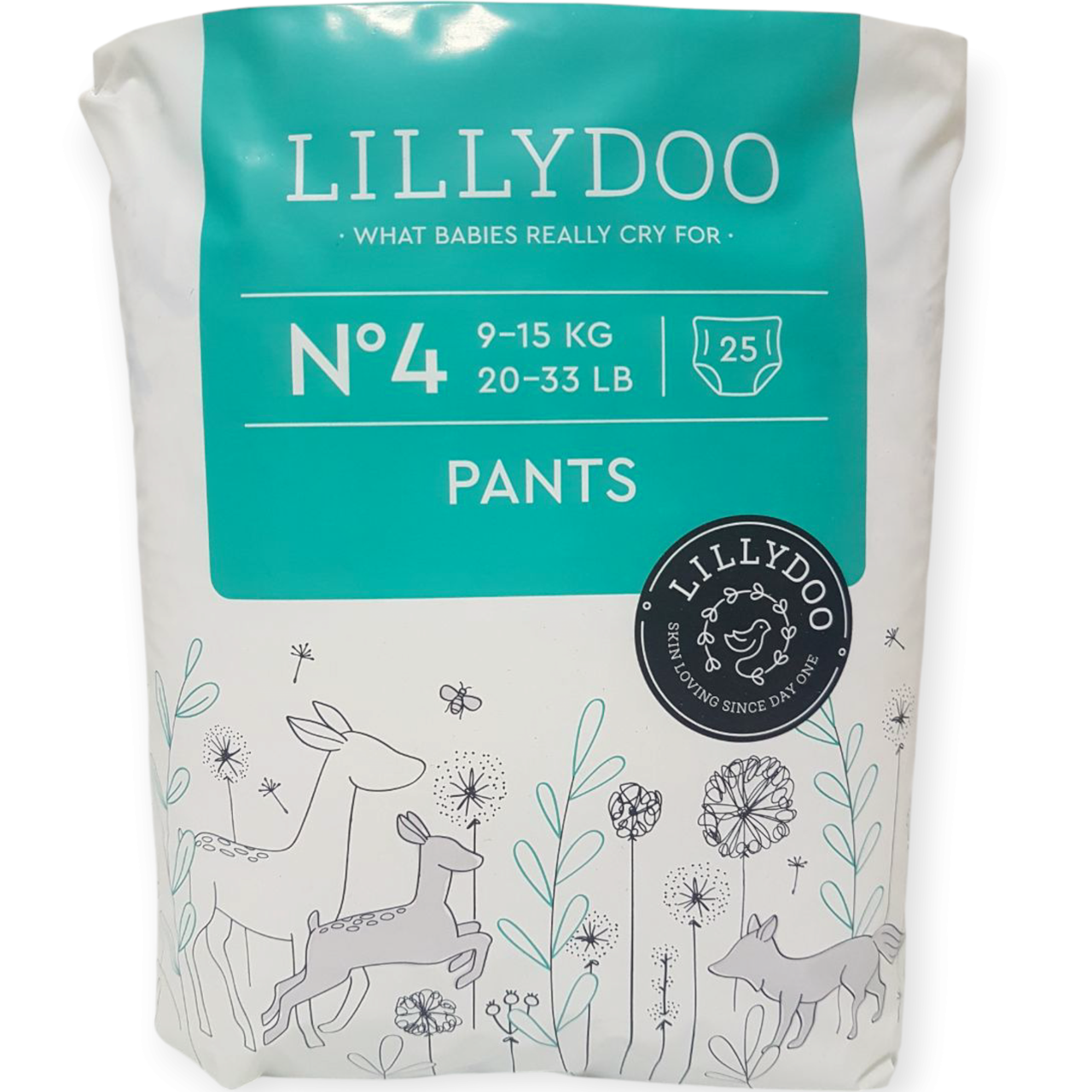 Підгузки-трусики Lillydoo 4 9-15 кг 25 шт. (2509775124)