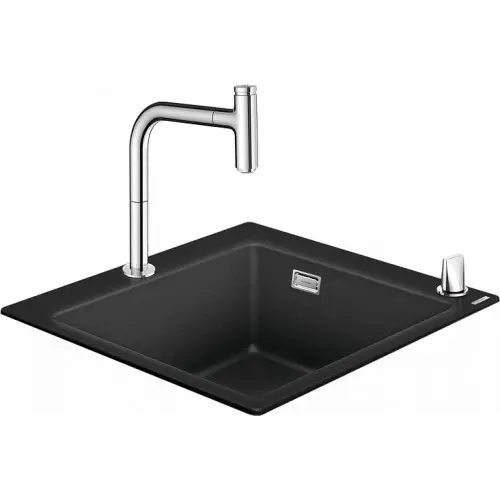 Мойка для кухни Hansgrohe COMBI C51-F450-06 Сombi Select со смесителем 560x510 мм Chrome (43217000)
