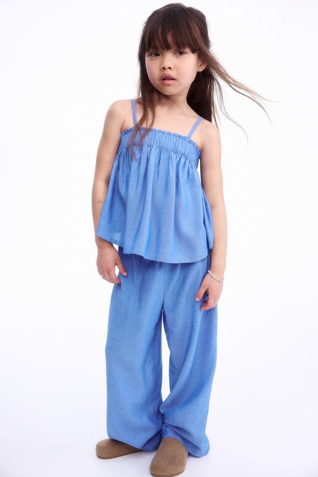 Брюки H&M 98 см Голубой (1272995)