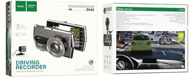 Відеореєстратор Hoco DI42 Сірий - фото 3 Відеореєстратор Hoco DI42 Сірий - фото 3