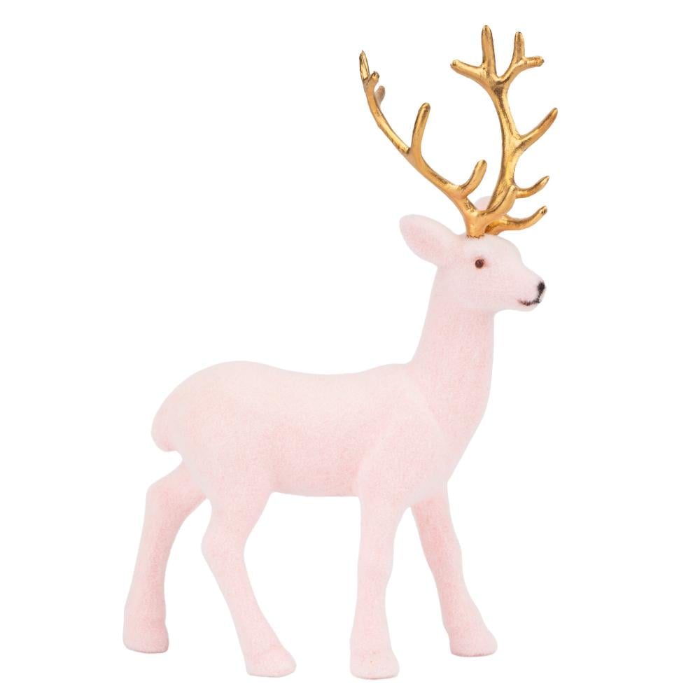 Декоративная Фигура Elisey Бархатный олень 20,5 см Розовый (NH-106-K-113)