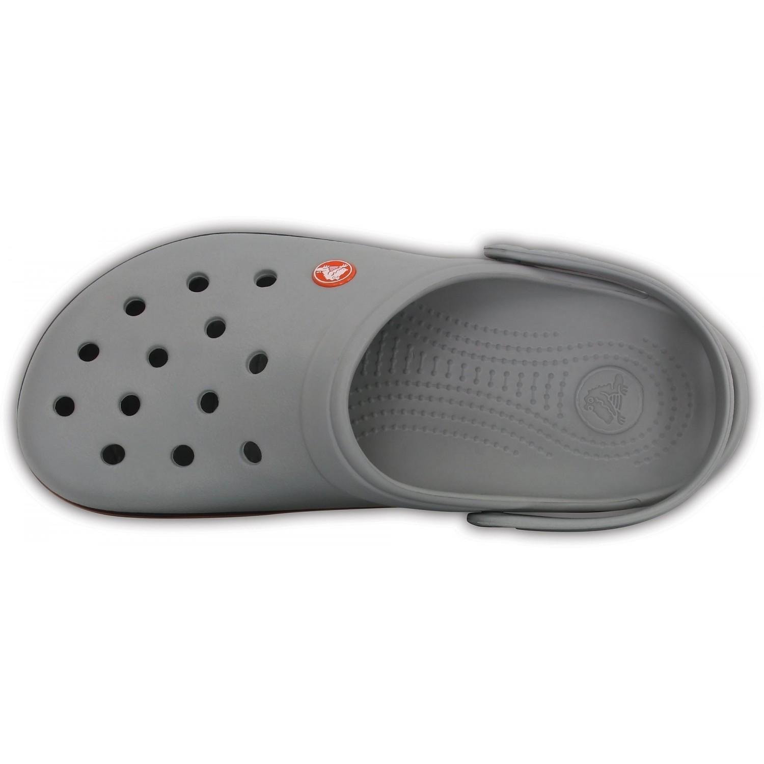 Сабо Crocs Crocband Clog M8W10 р. 40 26 см Light Grey/Navy (11016) - фото 4 Сабо Crocs Crocband Clog M8W10 р. 40 26 см Light Grey/Navy (11016) - фото 4