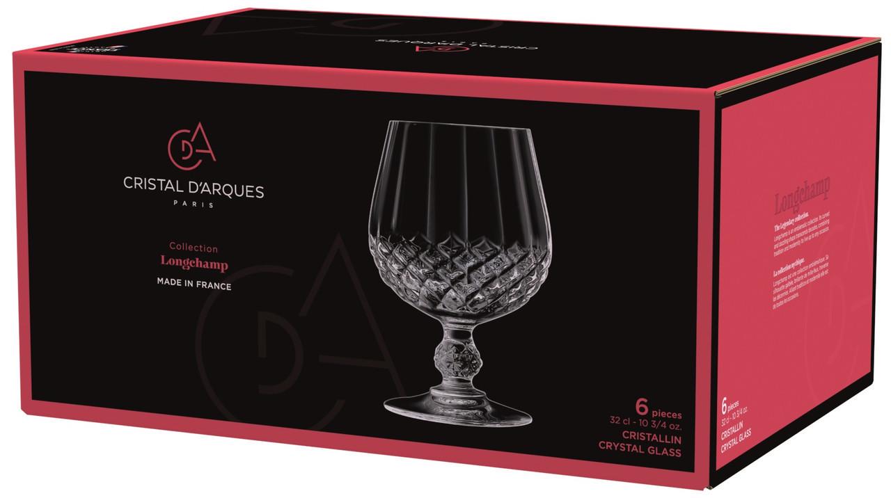 Набір келихів для бренді CD'A Longchamp 320 мл x 6 шт. (L9755) - фото 2 Набір келихів для бренді CD'A Longchamp 320 мл x 6 шт. (L9755) - фото 2