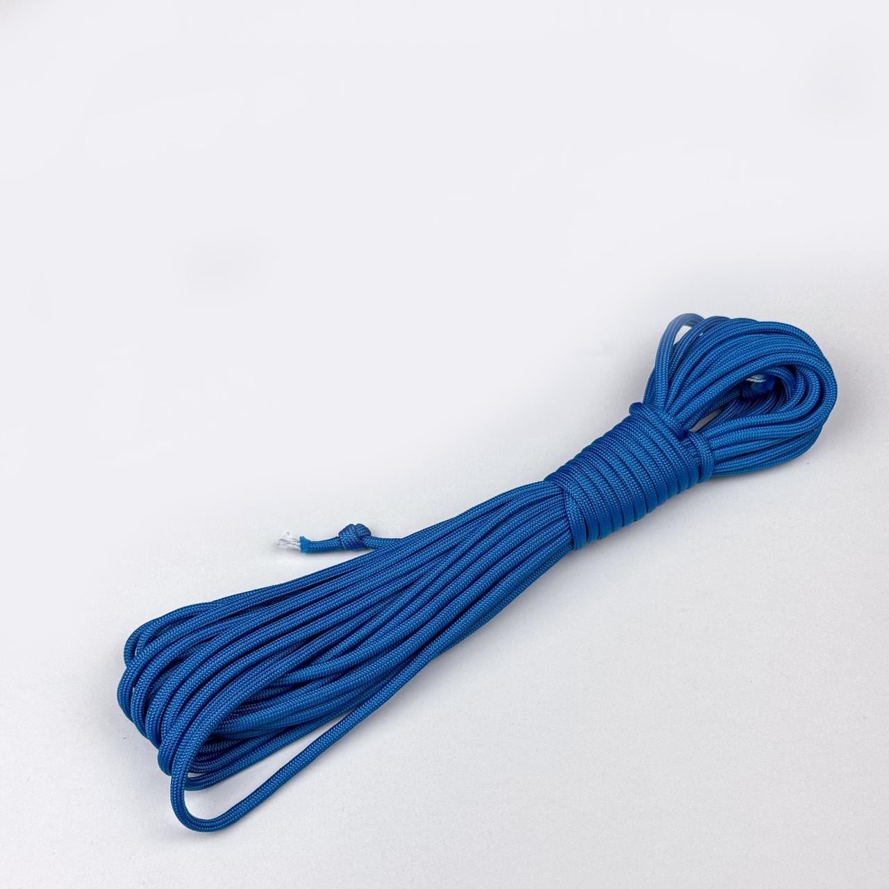 Шнур паракорд Paracord 550 для плетения браслетов/брелоков/сумок 10 м Синий (2574740445)