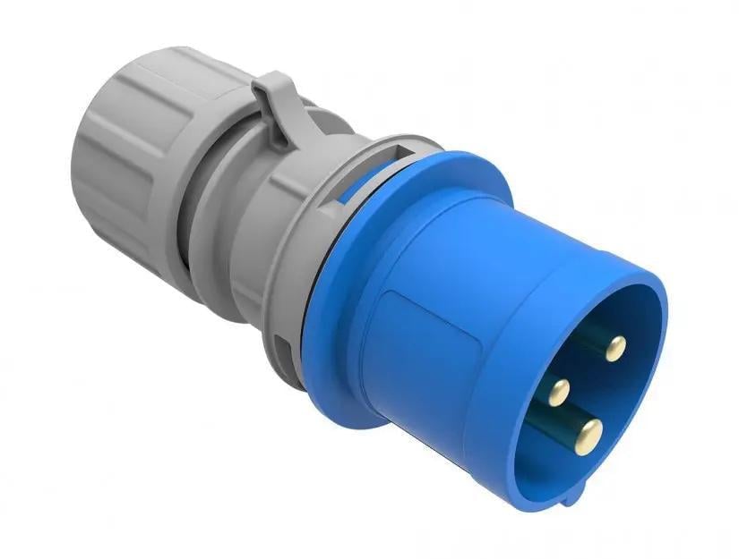 Вилка переносная Bemis 220V 3х16A полиамид IP44 BC1-1403-2011 2Р+ РЕ (00000023230)