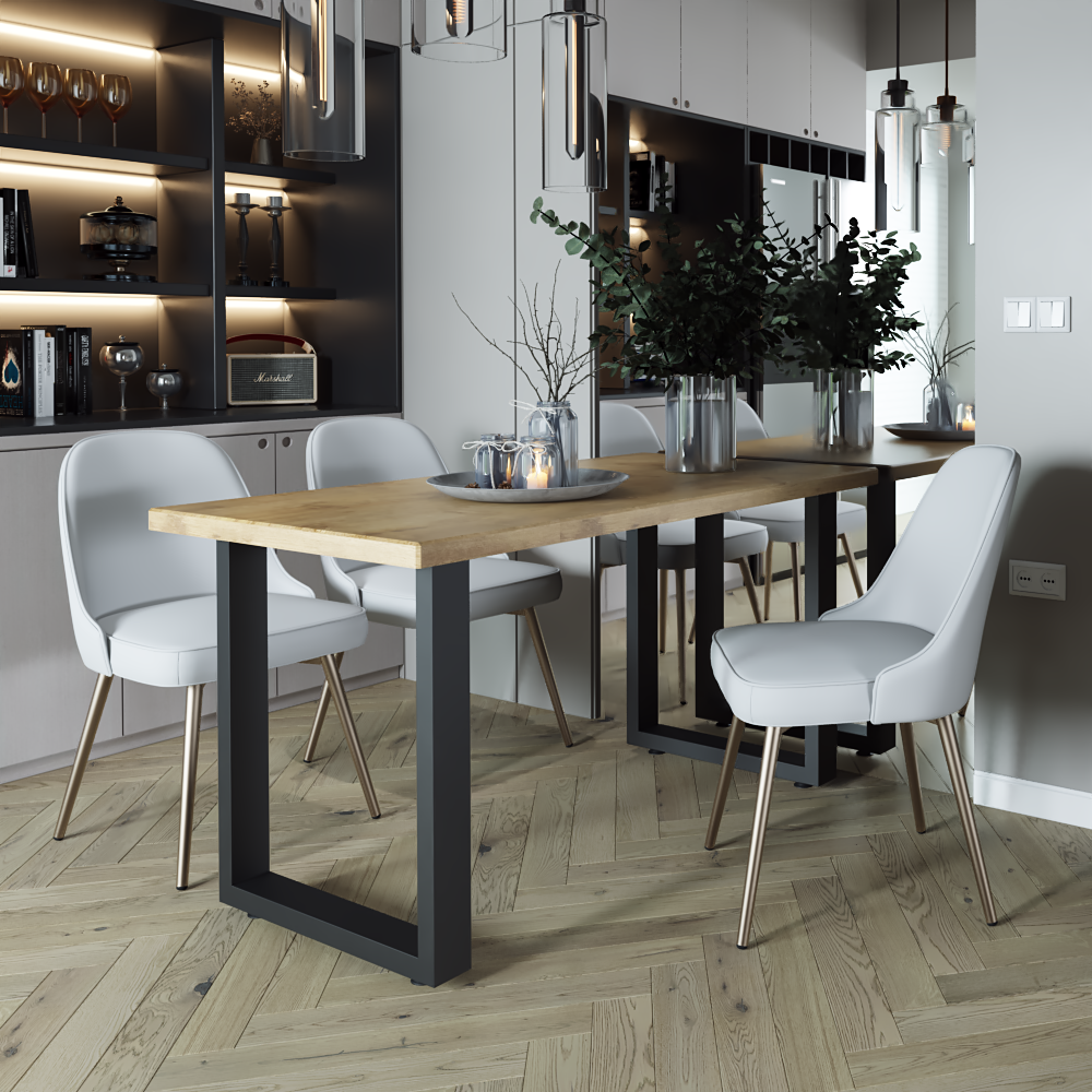 Комплект опор регулируемых для стола из металла 600х100 мм H 730 мм 2 шт. Черный (1029) - фото 6 Комплект опор регулируемых для стола из металла 600х100 мм H 730 мм 2 шт. Черный (1029) - фото 6