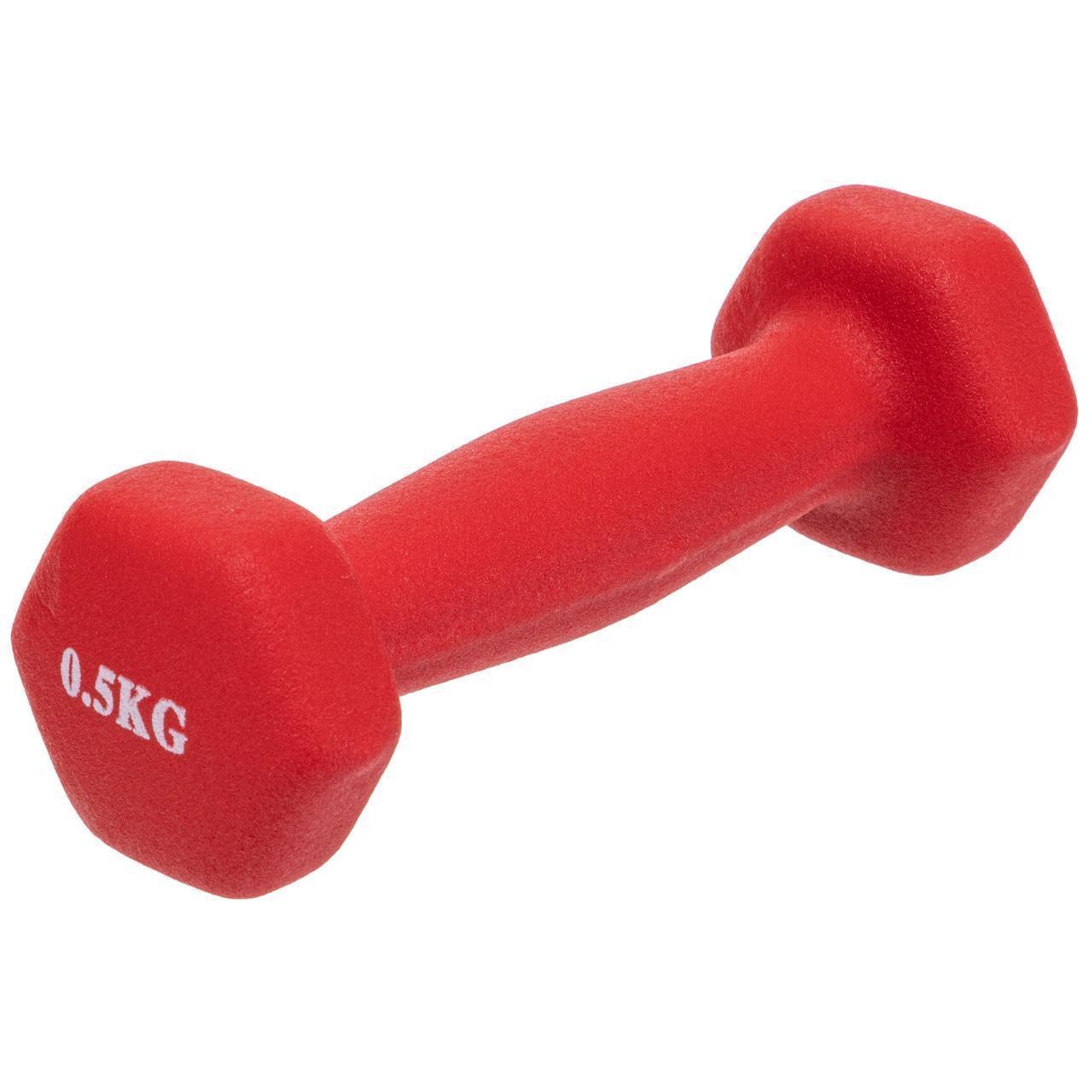 Гантели для фитнеса с неопреновым покрытием SP-Planeta TA-0001-0_5 1 шт. 0,5 кг