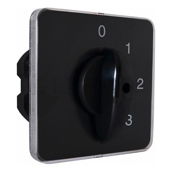 Перемикач пакетний типу ПКП АСКО-УКРЕМ Е9 16А/2.843 0-1-2-3 вибір фази (00000021353)