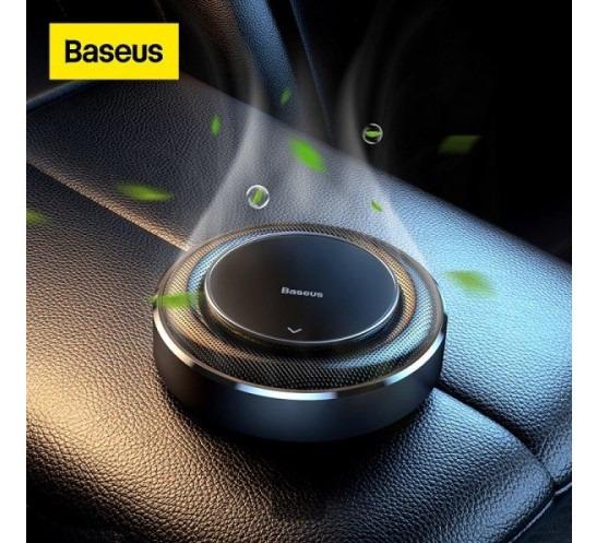 Освежитель воздуха автомобильный BASEUS Metal fabric aroma holder Black (SUXUN-JS01) - фото 3