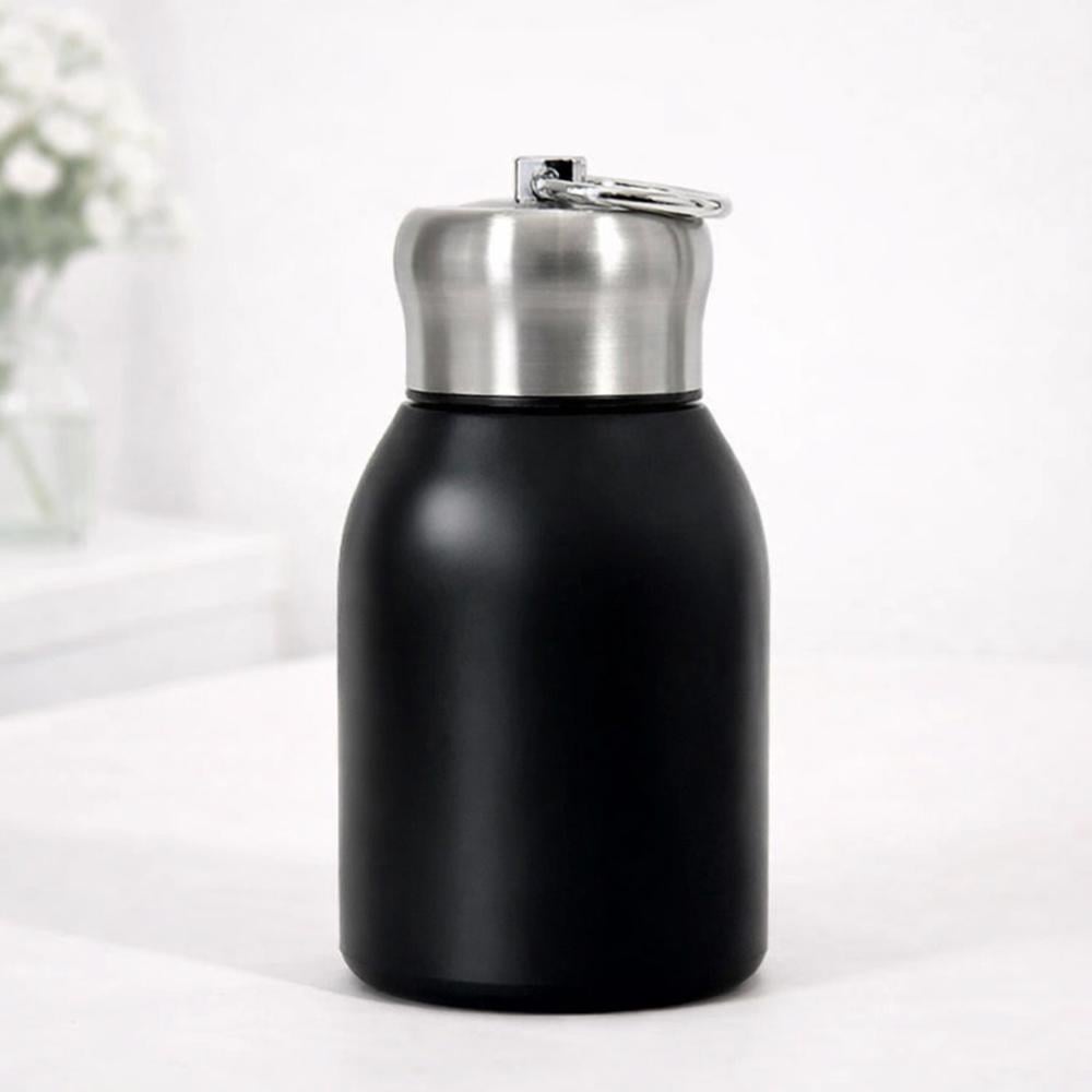 Термос из нержавеющей стали 316 с крышкой и кольцом для переноски 300 мл Черный (37-чер-124705)