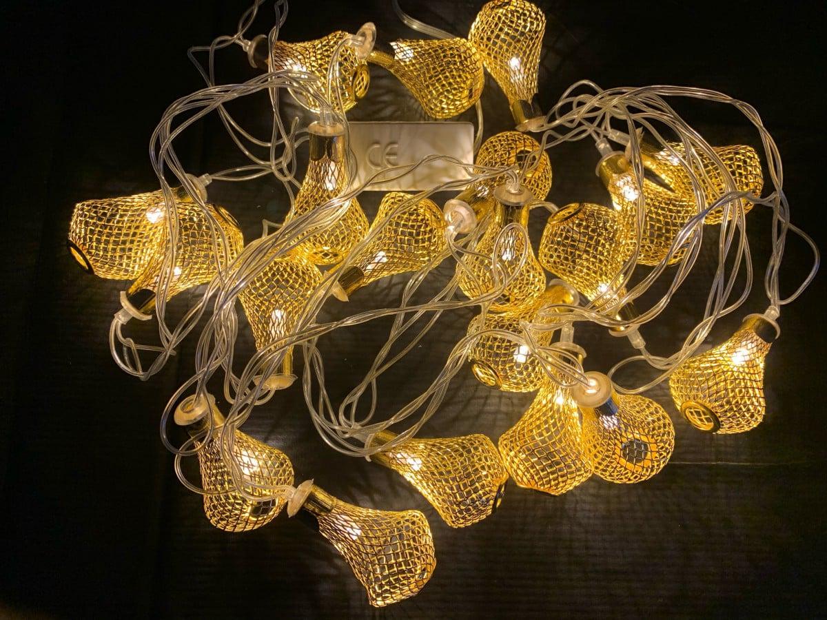 Гірлянда Груша LED 20 Золотий - фото 1