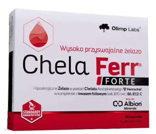 Залізо хелат OLIMP Chela-Ferr Forte 30 капсул