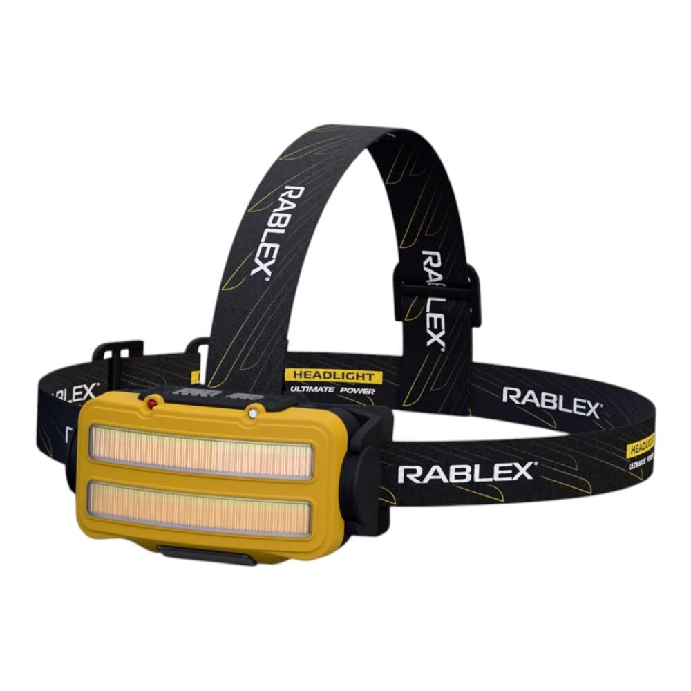 Фонарь налобный аккумуляторный светодиодный Rablex RB979 желтый+белый+красный 3хT6+4хCOB Sensor Type-C (4822442295006)