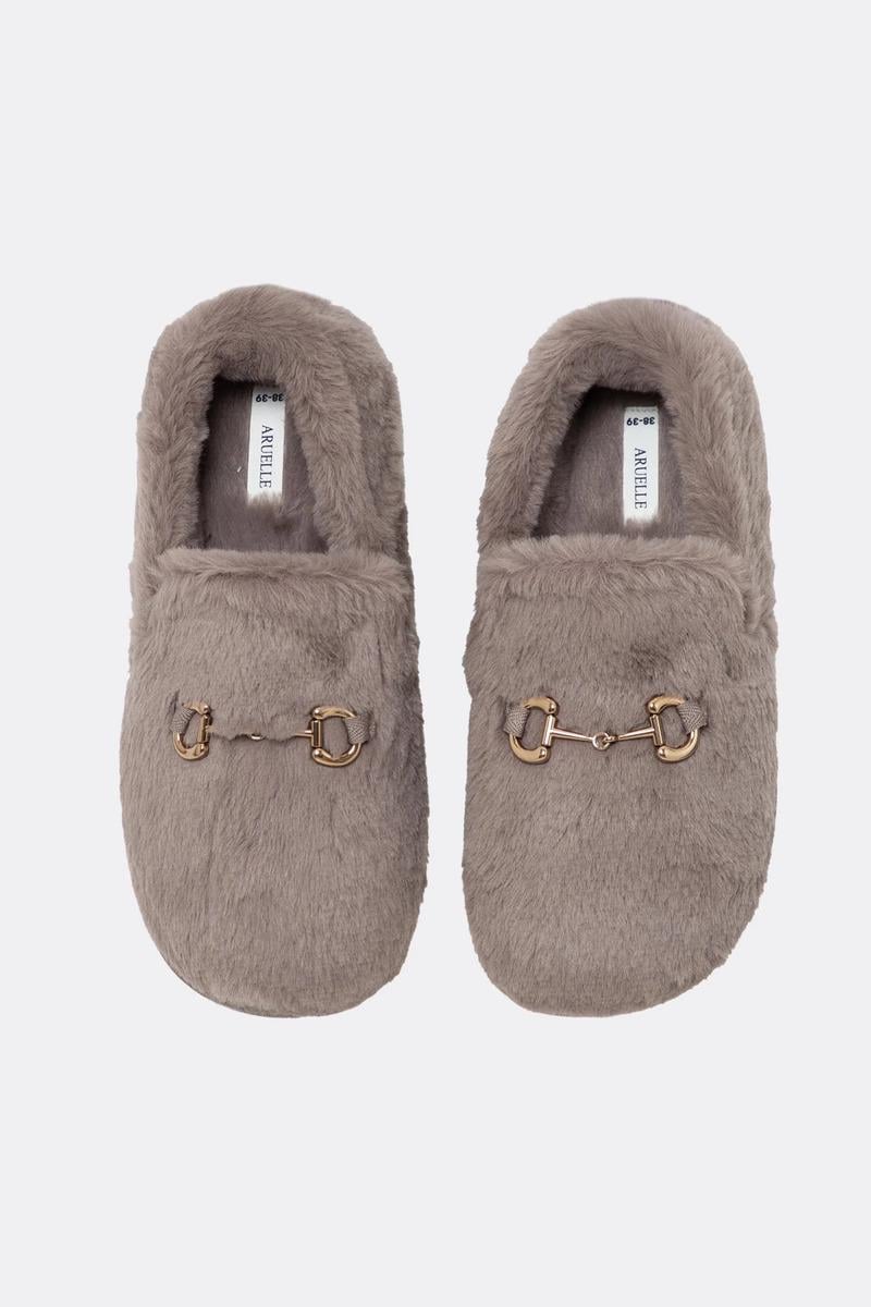 Домашні капці жіночі Aruelle р. 40/41 Коричневий (Kelly-slippers)