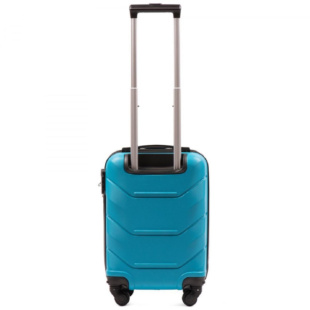 Валіза пластикова Wings 147 мікро Блакитний (Wp00372) - фото 3 Валіза пластикова Wings 147 мікро Блакитний (Wp00372) - фото 3