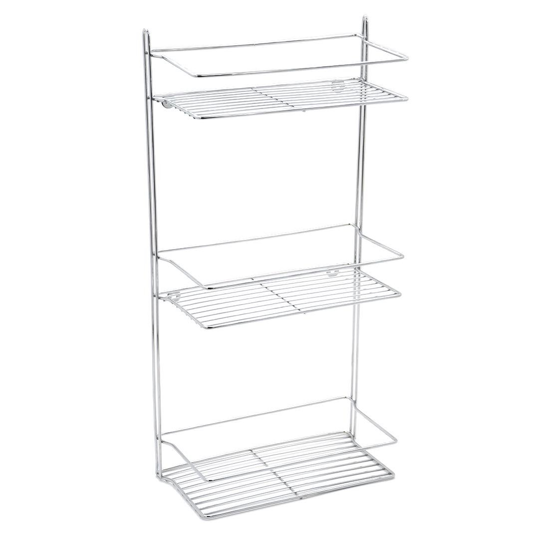 Полка трехъярусная Homax 28x15,5x56 см Хром (EBA-1003)
