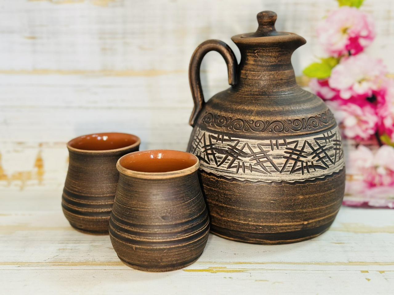 Набір винний глечик 1,5 л і 2 келихи 250 мл (2681789365) - фото 4