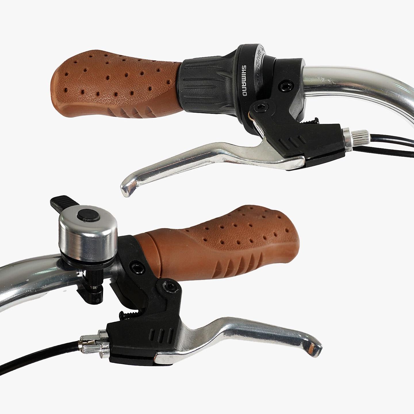 Велосипед міський 28 дюймів Corso Sonata з кошиком та багажником рама 18" Блакитний - фото 4 Велосипед міський 28 дюймів Corso Sonata з кошиком та багажником рама 18" Блакитний - фото 4