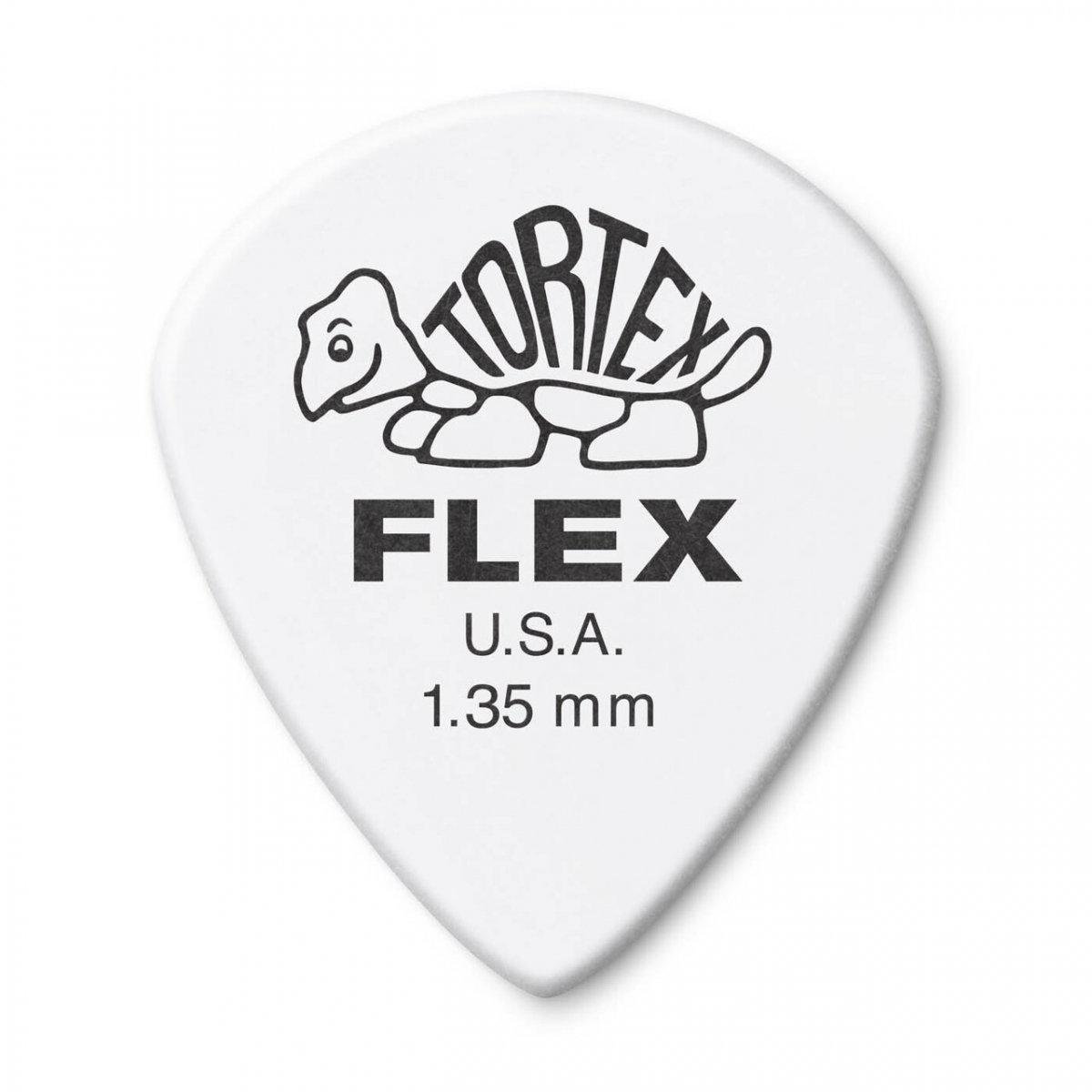 Медиатор Dunlop 468R1.35 Tortex Flex Jazz III 1,35 мм 72 шт. (125910)