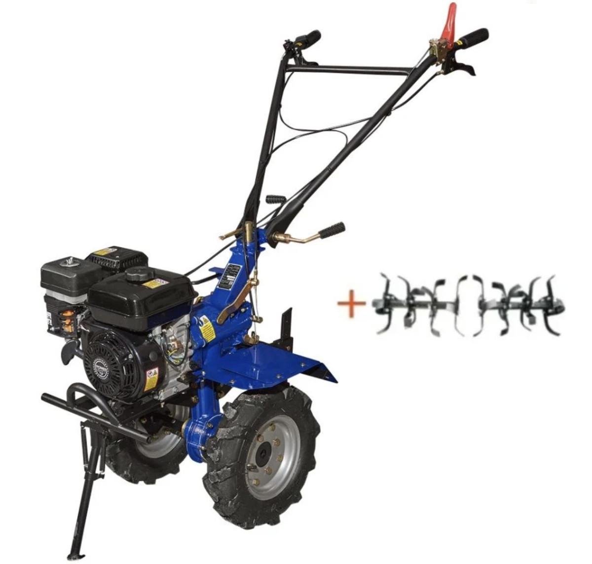 Мотоблок Powercraft МБ2070Б/М2 2595102238 7 л.с. бензиновый 207 см3 2 вперед/1 назад фреза 6-секционная колеса 4.00-8 - фото 7