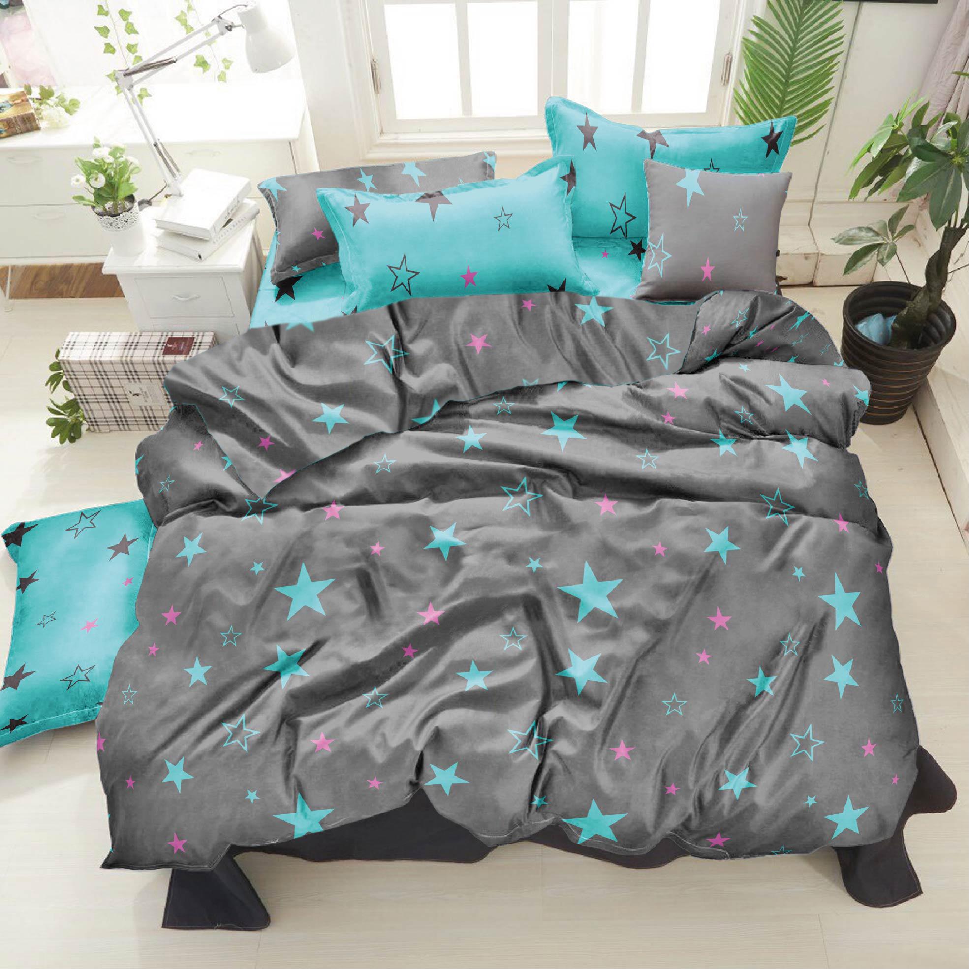 Комплект постельного белья Zastelli 30-0532 бязь двуспальный 175х210 Голубой