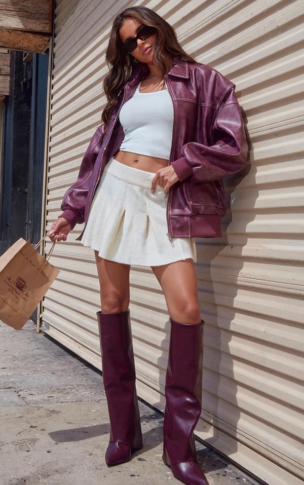 Юбка Pretty Little Thing CNJ6105 S Молочный