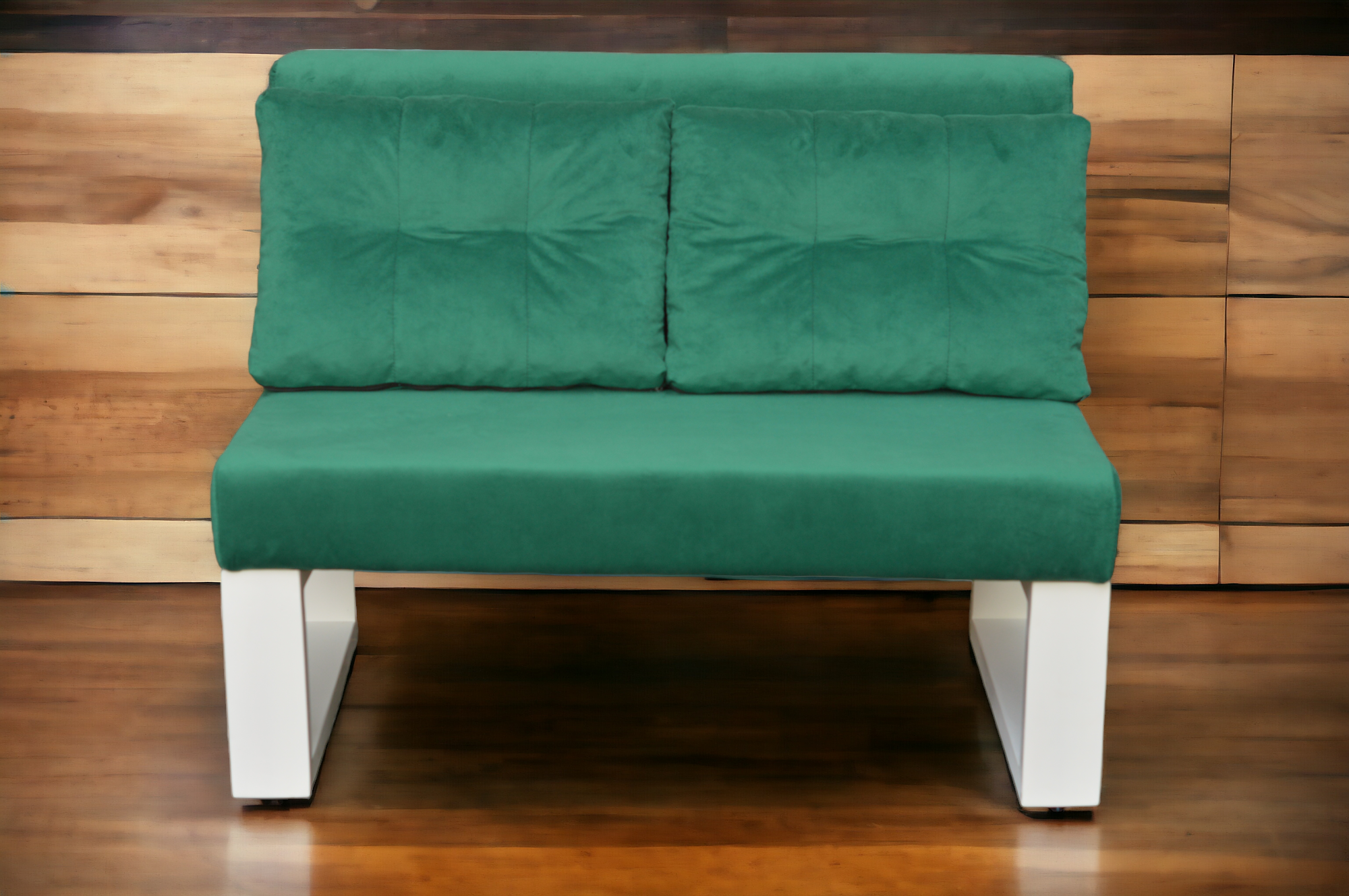 Диван Woodyloftstyle WLS D23 Лофт 1100x690x850 мм Зелений (D-23/М-110/2/J/2/03) - фото 2