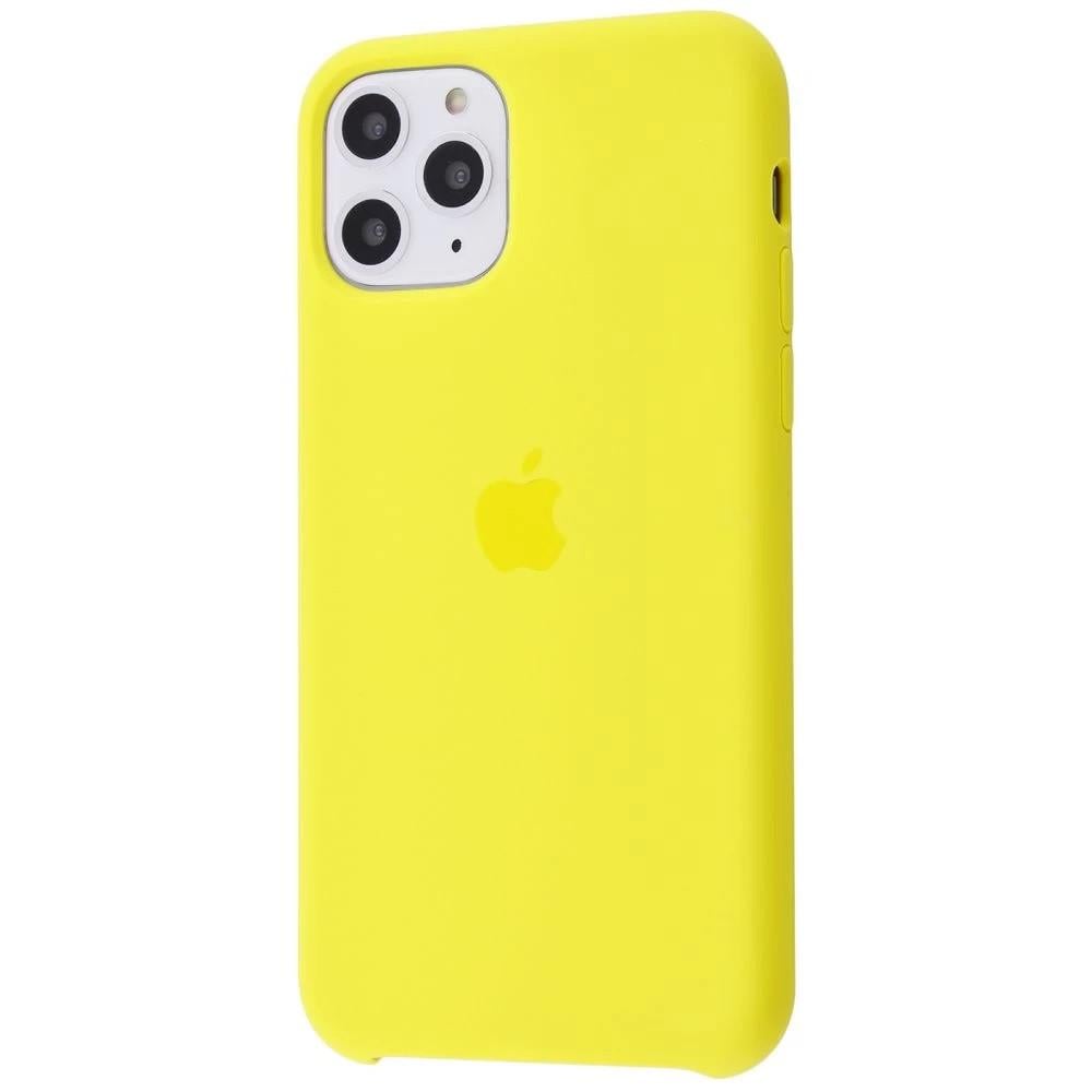 Силиконовый Чехол Накладка Silicone Case для iPhone 11 Pro Max Canary Yellow