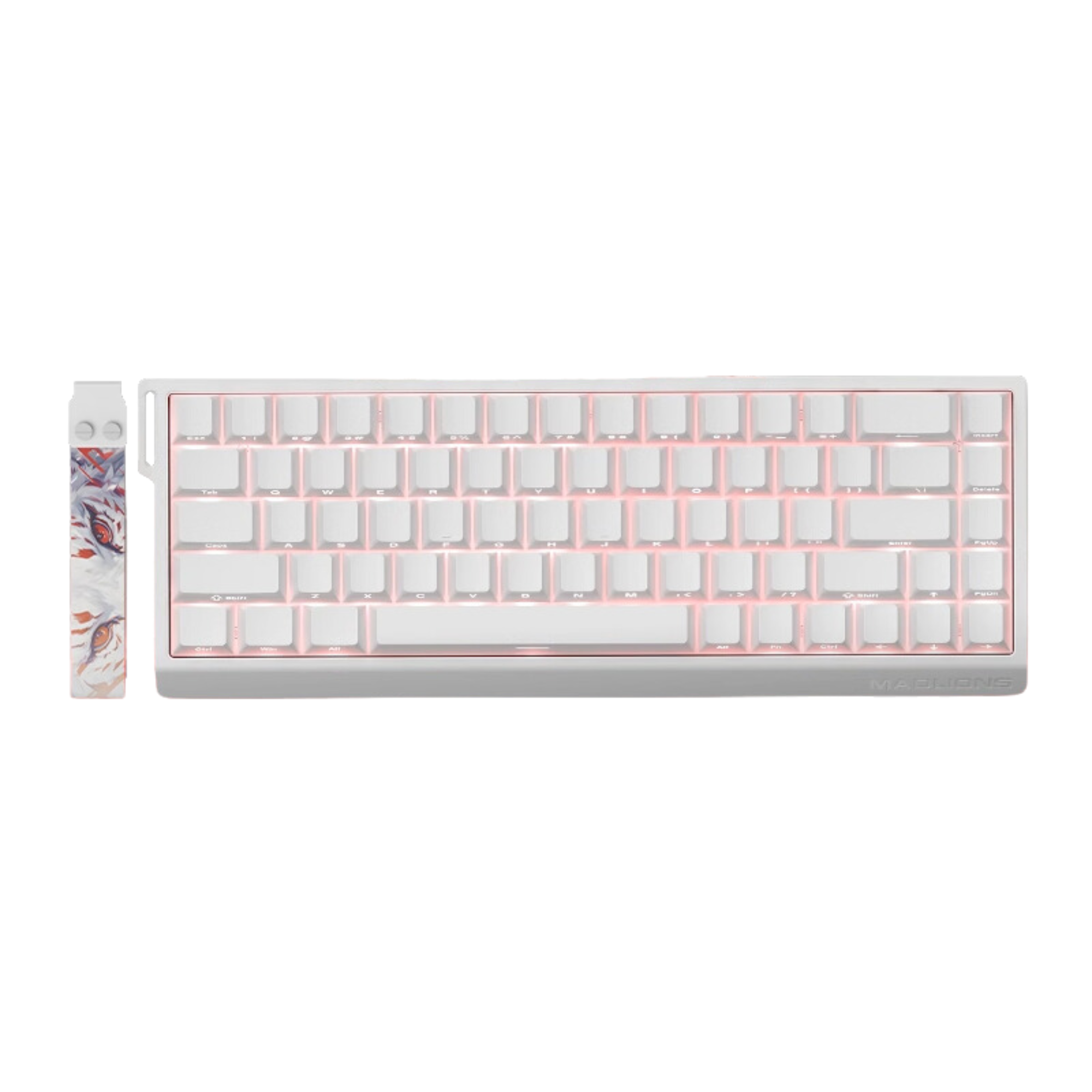 Клавиатура на магнитных переключателях Madlions MAD 68 HE механическая с RGB подсветкой White (24402143) Клавиатура на магнитных переключателях Madlions MAD 68 HE механическая с RGB подсветкой White (24402143)