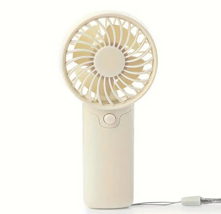 Вентилятор від 2 батарей ААА Білий (WF17)