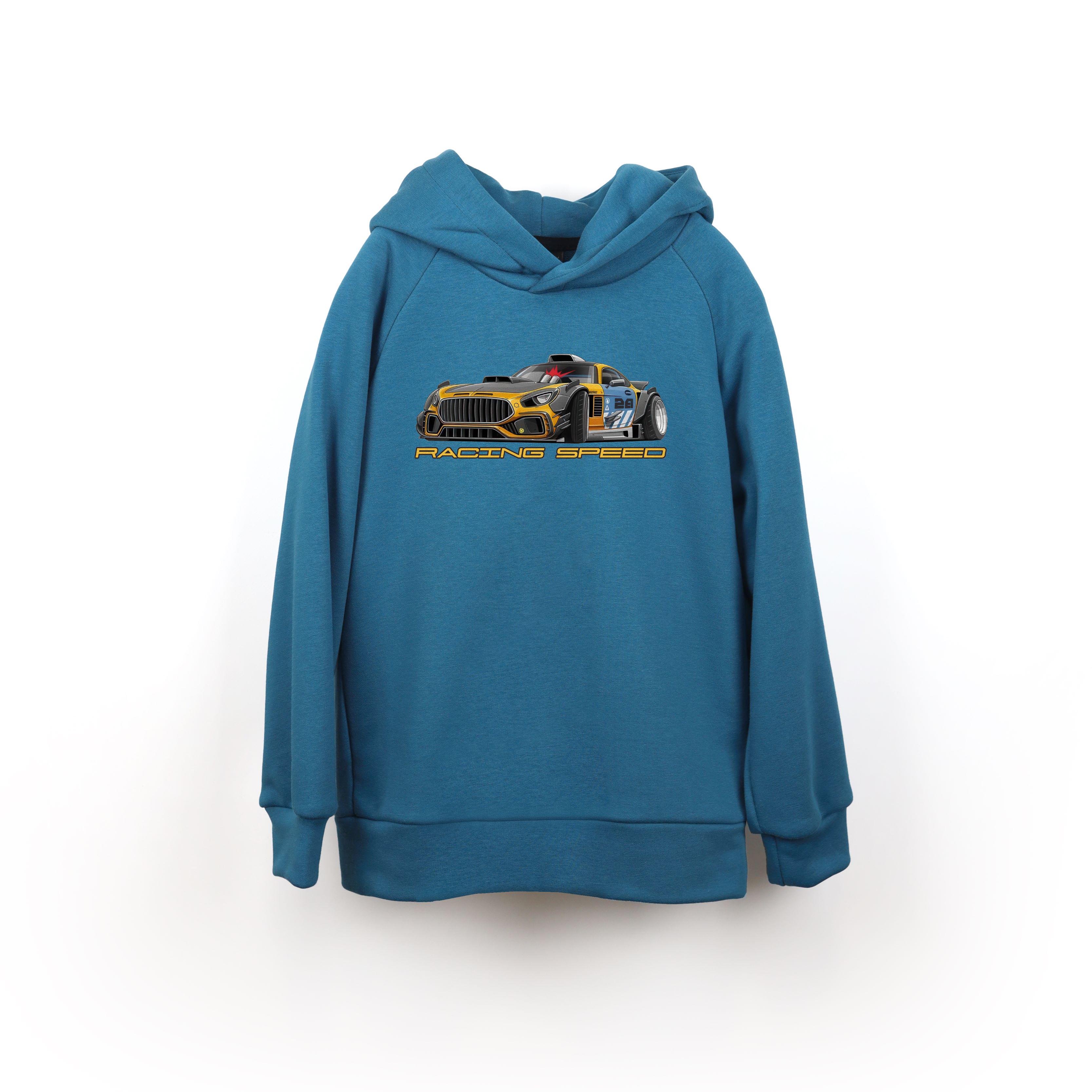 Худі для дітей NEWGEN з принтом 158 см Бірюзовий (20181798)