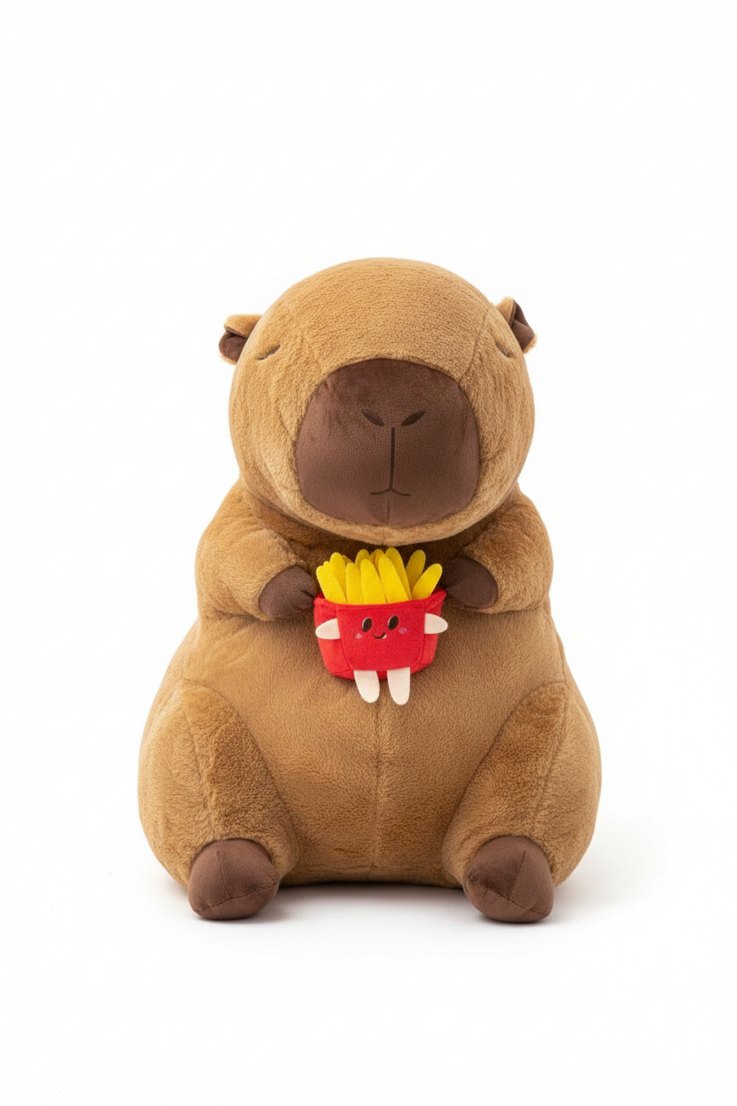 Дитячий набір Іграшка плед «Капібара» м’яка іграшка 60 см з пледом 1,20 × 1,50 м Дитячий набір Іграшка плед «Капібара» м’яка іграшка 60 см з пледом 1,20 × 1,50 м