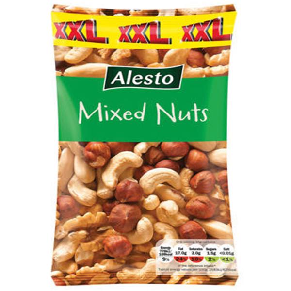 Смесь орехов Alesto Mixed Nuts XXL грецкий орех/фундук/кэшу/миндаль 500 г (1661859662)