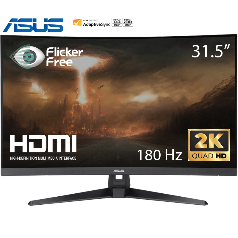 Монітор безрамковий вигнутий Asus VG32WQ3B TUF Gaming Fast VA 2560x1440 QHD 31.5" 4W (26832313) - фото 4 Монітор безрамковий вигнутий Asus VG32WQ3B TUF Gaming Fast VA 2560x1440 QHD 31.5" 4W (26832313) - фото 4