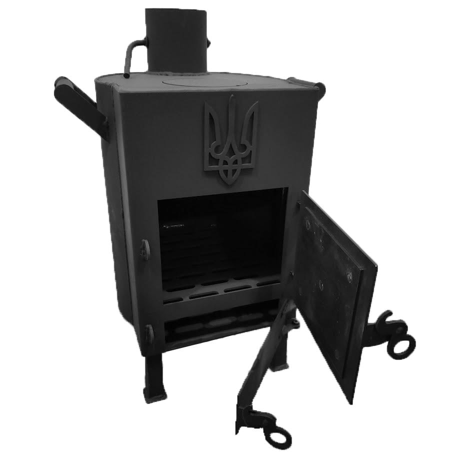 Печь SAB с гербом сталь 3 мм блиндажная для отопления (0062) - фото 7 Печь SAB с гербом сталь 3 мм блиндажная для отопления (0062) - фото 7