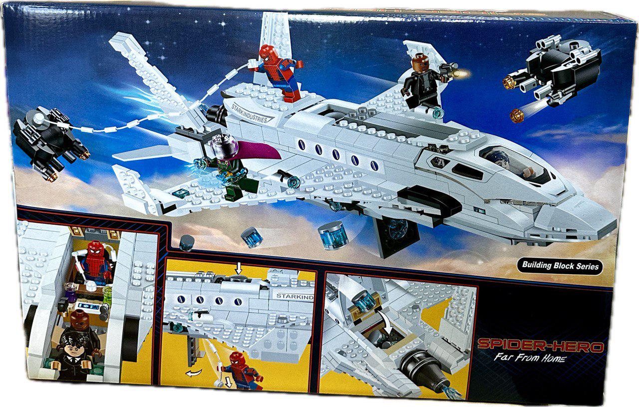 Конструктор Super Heroes Реактивний літак Старка та Атака дрону 528 деталей (11315) - фото 3 Конструктор Super Heroes Реактивний літак Старка та Атака дрону 528 деталей (11315) - фото 3