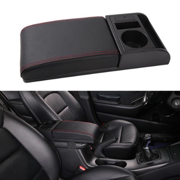 Подлокотник универсальный для авто Черный/Красный (KA00864-1) - фото 2