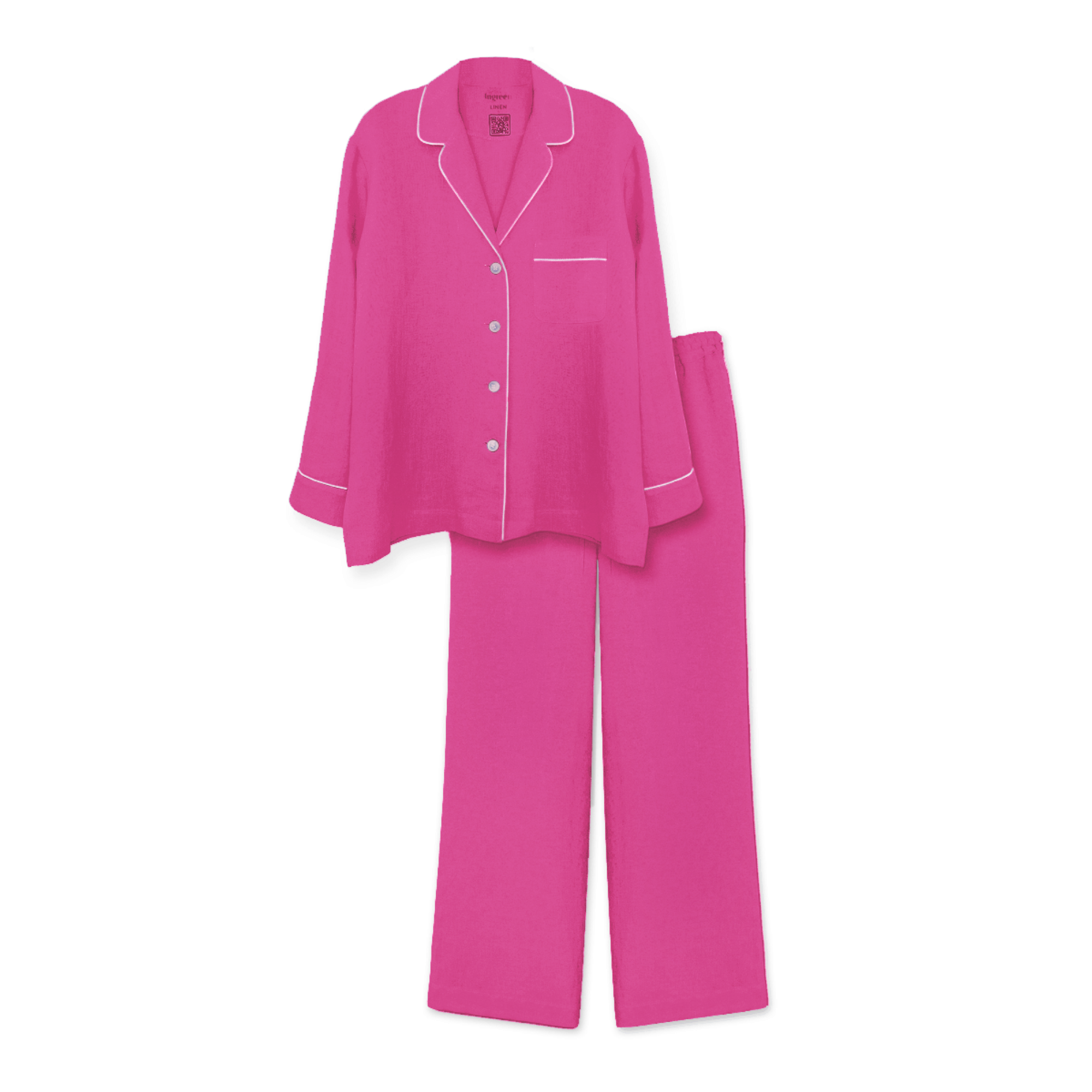 Піжама дитяча Ingreen лляна гіпоаллергенна 134 см Fuchsia (Ф134) Піжама дитяча Ingreen лляна гіпоаллергенна 134 см Fuchsia (Ф134)