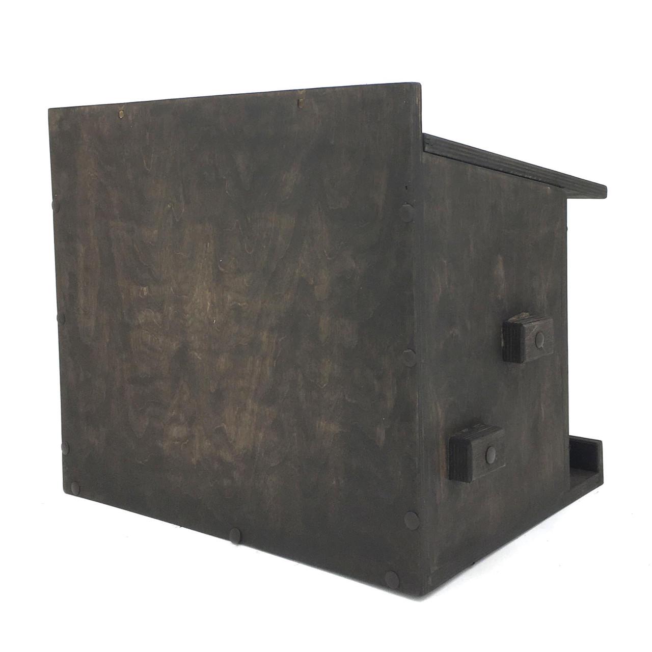 Домик для белок из дерева Кукуи Венге (ДДБ-001612) - фото 7 Домик для белок из дерева Кукуи Венге (ДДБ-001612) - фото 7